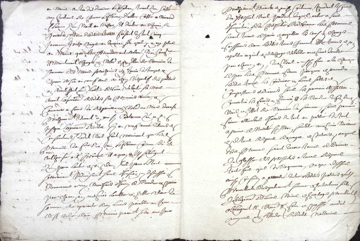 Etude de Me Philippe Caron à Amiens (étude n°1). Minutes de l'année 1685