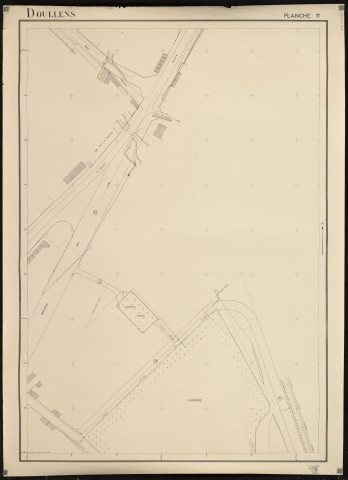 Plan du cadastre rénové - Doullens : section P11