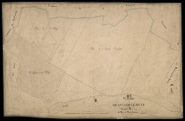 Plan du cadastre napoléonien - Beaucamps-le-Jeune (Beaucamp-le-Jeune) : Bois de Queue Comtesse (Le), A1