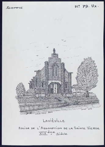 Lavièville : église de l'Assomption de la Sainte-Vierge - (Reproduction interdite sans autorisation - © Claude Piette)