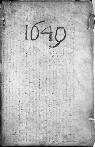 Etude de Me Jean Daiz à Amiens (étude n°22). Minutes de l'année 1649