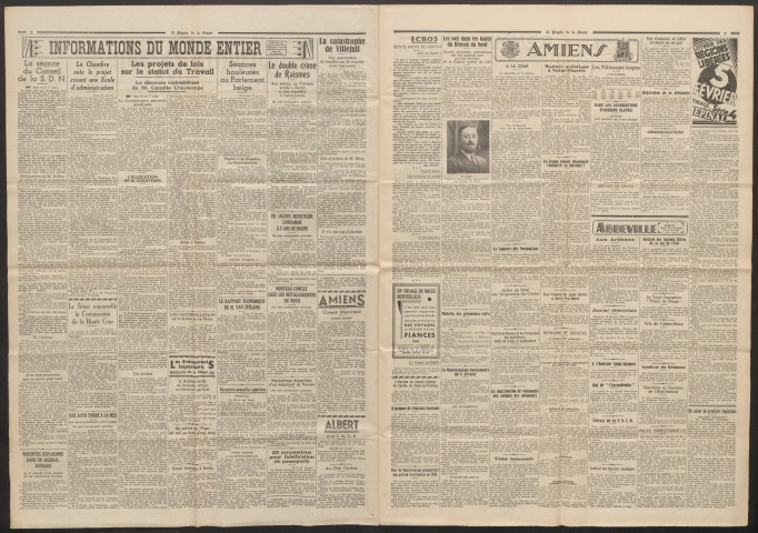 Le Progrès de la Somme, numéro 21322, 28 janvier 1938