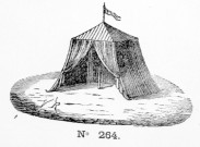 Catalogue de tentes de plage envoyé au maire de Saint-Valery-sur-Somme par le Bazar du Voyage de Paris