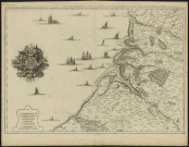 Carte particulière des environs d'Abbeville, Montreuil avec les embouchures des rivières de Somme d'Authie et de la Canche