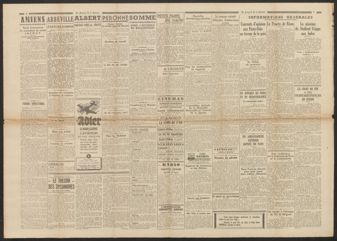 Le Progrès de la Somme, numéro 22625, 27 mars 1942