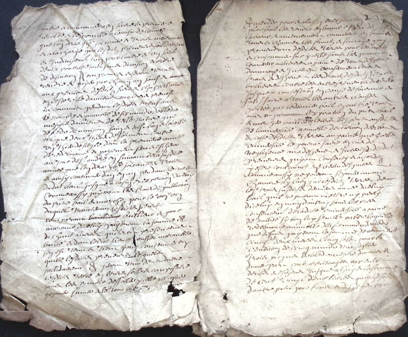 Etude de Me Anselme Pezé à Amiens (étude n°14). Minutes de l'année 1661