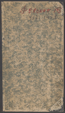 Table des successions et absences du bureau de Péronne