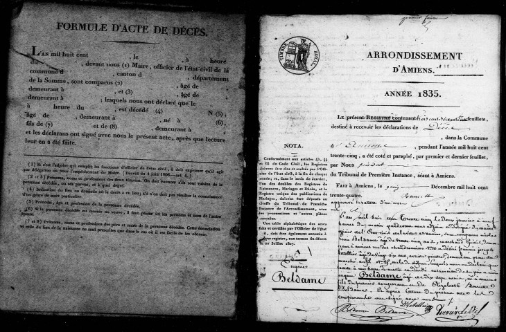 Amiens : décès