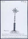 Prouville : une des très belle croix du cimetière - (Reproduction interdite sans autorisation - © Claude Piette)