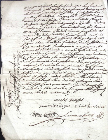 Etude de Me Claude Lemarchand à Amiens (étude n°22). Minutes de l'année 1746