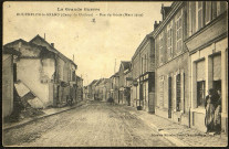 La Grande Guerre. Mourmelon-le-Grand (camp de Châlons). Rue du Génie (mars 1919)