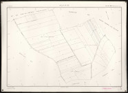 Plan du cadastre rénové - Authie : section ZB