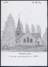 Hainvillers (Oise) : église reconstruite - (Reproduction interdite sans autorisation - © Claude Piette)