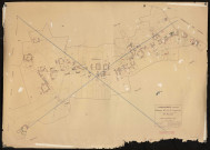 Plan du cadastre rénové - Lanchères : section B2
