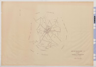 Plan du cadastre rénové - Bouzincourt : tableau d'assemblage (TA)
