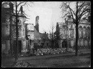 Amiens. Ruines après les bombardements