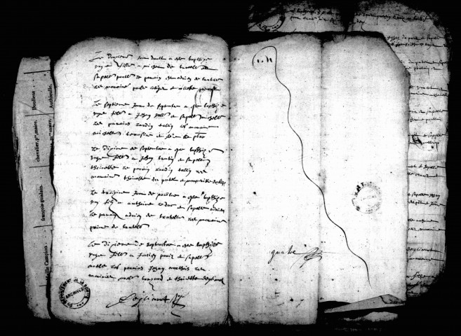 Saint-Quentin-la-Motte-Croix-au-Bailly (Saint-Quentin) : baptêmes, mariages, sépultures (1601-1759)