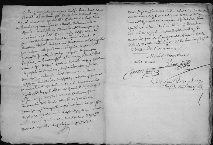 Etude de Me Henri Louette à Amiens (étude n°22). Minutes de l'année 1699