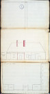 Projet de travaux sur la cheminée d'un presbytère : plan en élévation de la façade