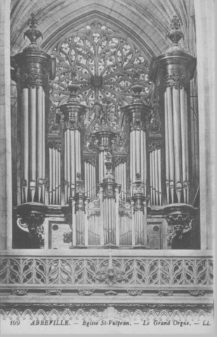 Eglise Saint-Wulfran - Le grand orgue