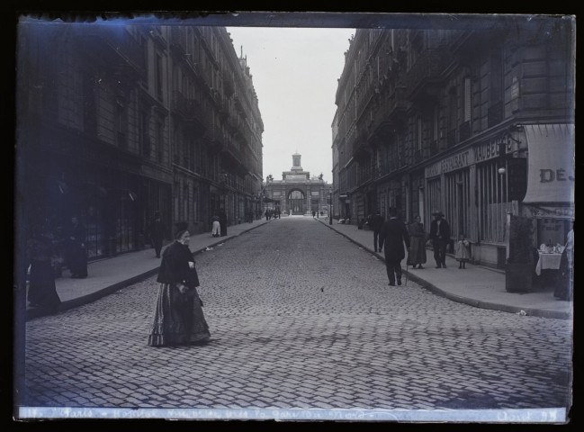117 - Paris- hôpital - vue près de la gare du Nord - août 1895