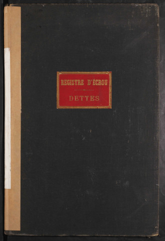 Maison d'arrêt d'Amiens. Dettiers. Registre d'écrou : numéros 1 à 303. 19 février 1923 - 08 juillet 1924