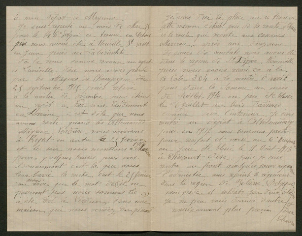 Témoignage de Leteuré, Constant et correspondance avec Jacques Péricard