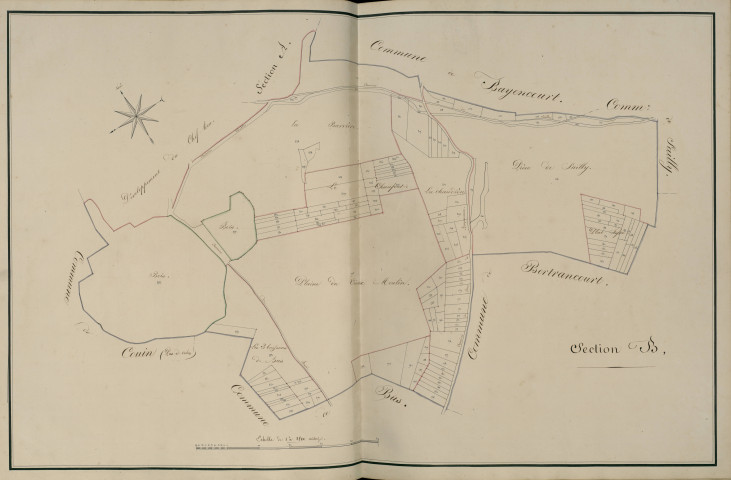 Plan du cadastre napoléonien - Atlas cantonal - Coigneux : B