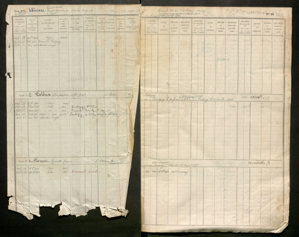 Répertoire des formalités hypothécaires, du 27/10/1903 au 04/03/1904, registre n° 343 (Péronne)