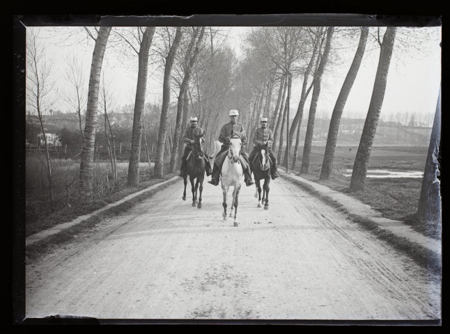 Route de Montières à Longpré - avril 1902