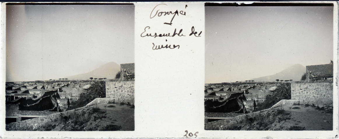 Pompéi - Ensemble des ruines