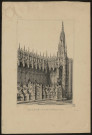 Fragment des stalles en bois du choeur de la Cathédrale d'Amiens