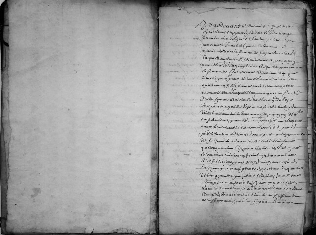 Etude de Me Noël Pezé à Amiens (étude n°13). Minutes des années 1649-1652