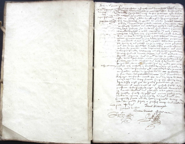 Etude de Me Antoine Limeu à Amiens (étude n°6). Minutes de l'année 1651