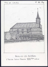 Noyelles-lès-Humières (Pas-de-Calais) : église Saint-Martin - (Reproduction interdite sans autorisation - © Claude Piette)
