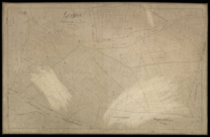 Plan du cadastre napoléonien - Gorges : Hoches (les), A