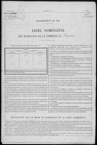 Recensement de la population : Laucourt