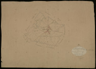 Plan du cadastre napoléonien - Templeux-le-Guerard : tableau d'assemblage