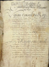 Annexe 2 aux lettres patentes de Louis XIV ordonnant l'union des biens et revenus de diverses maladreries et hotels-Dieu à l'hôpital qui sera rétabli à Athies