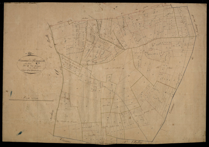 Plan du cadastre napoléonien - Bougainville : Bois d'Anges (Le), C2