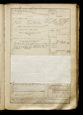 Boucher, Joseph, né le 06 février 1882, classe 1902, matricule n° 841, Bureau de recrutement d'Abbeville