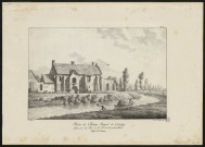 Restes du château royal de Quierzy, habité par les rois de la 1er et de la seconde race. Département de l'Aisne