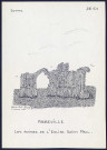 Abbeville : les ruines de l'église Saint-Paul - (Reproduction interdite sans autorisation - © Claude Piette)