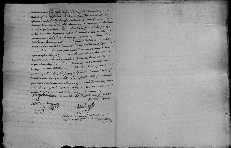 Etude de Me François Henin à Amiens (étude n°3). Minutes de l'année 1755