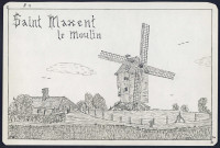 Saint-Maxent : le moulin - (Reproduction interdite sans autorisation - © Claude Piette)