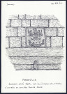 Abbeville : écusson en bois de 1621 sur le linteau de la porte d'entrée du collège Notre-Dame - (Reproduction interdite sans autorisation - © Claude Piette)