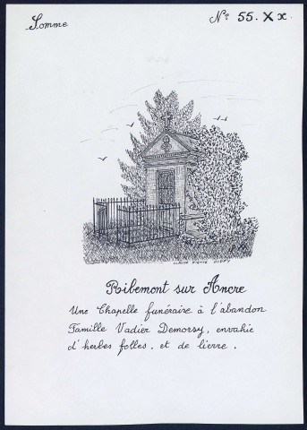 Ribemont-sur-Ancre : chapelle funéraire à l'abandon - (Reproduction interdite sans autorisation - © Claude Piette)
