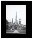 Lourdes - juillet 1908 - la basilique