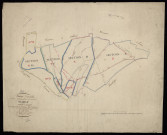 Plan du cadastre napoléonien - Warsy : tableau d'assemblage