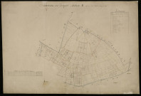 Plan du cadastre napoléonien - Proyart : Centre (Le), B